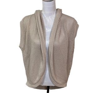 Elle Cardigan Sleeveless Chunky Knit Stylish Comfy Autumn Styles Holiday Size XL
